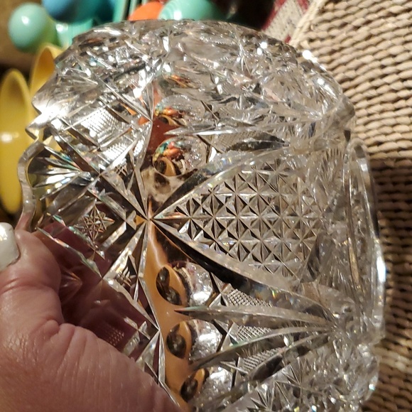 💥SOLD💥Large Antique Lead Crystal Bowl - Picture 4 of 14